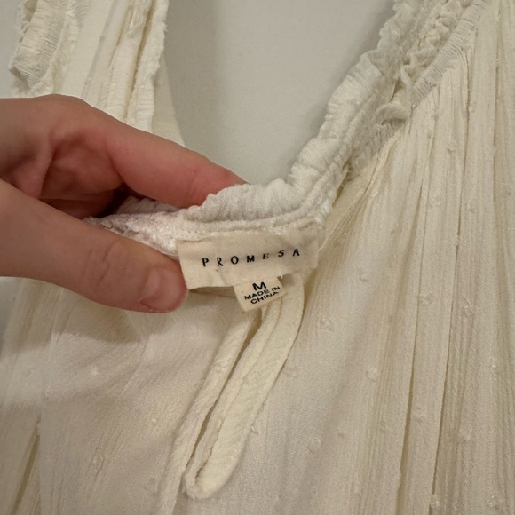 Promesa Cream/Ivory Boho Maxi Dress - Picture 4 of 9